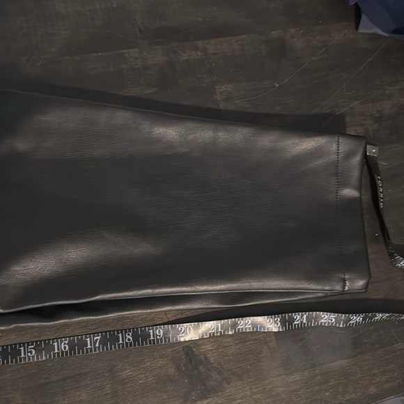 Young Fabulous & Broke Black Vegan Leather Hight Waisted Pants Size Small - Picture 8 of 8